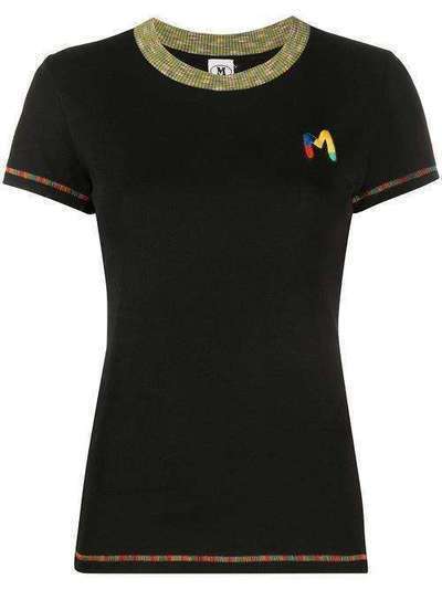 M Missoni футболка с вышивкой 2DL000542J002U