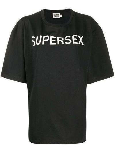 Fausto Puglisi футболка с принтом Supersex FRD7223P0563