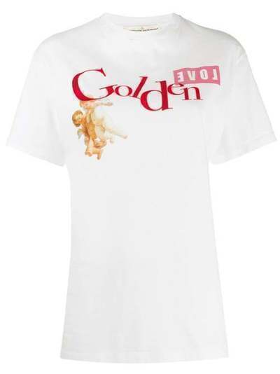 Golden Goose футболка с графичным принтом G34WP124H1