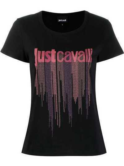 Just Cavalli декорированная футболка с логотипом S02GC0345N21429