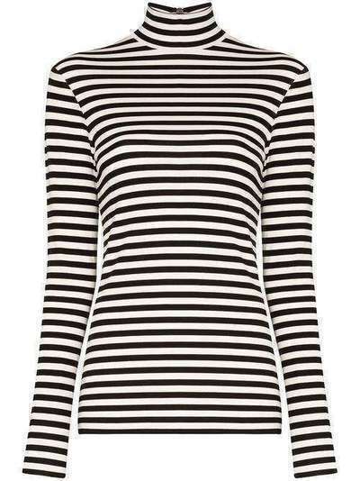 Burberry high-neck striped jersey top 4564514