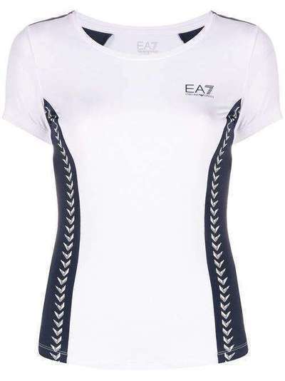 Ea7 Emporio Armani спортивная футболка с контрастными вставками 3HTT40TJ56Z