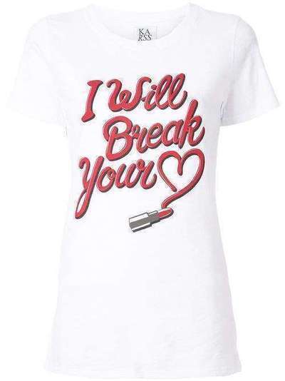 Zoe Karssen футболка I Will Break Your Heart PS191015