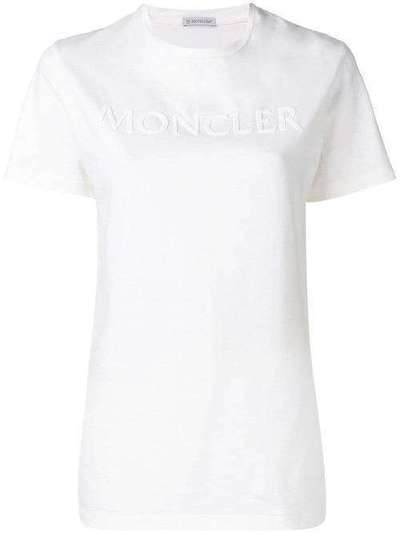 Moncler футболка с логотипом из бисера 8051250829EA