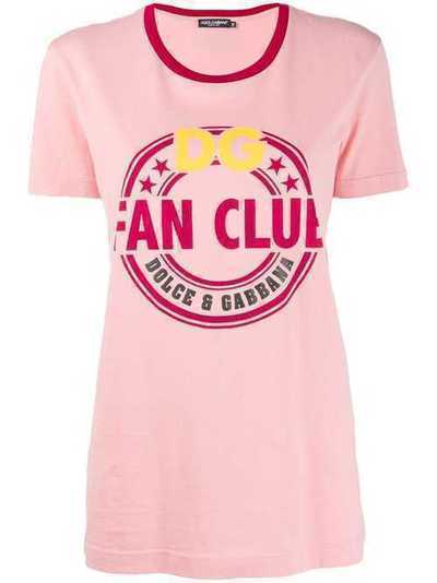 Dolce & Gabbana футболка с принтом Fan Club F8K74TG7TBL