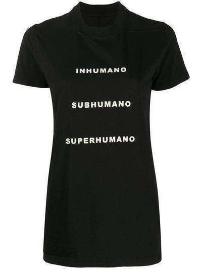 Rick Owens DRKSHDW футболка Inhuman DS20S5205RNEP5