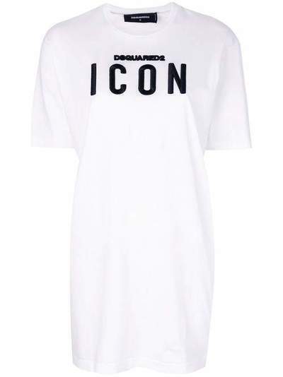 Dsquared2 футболка с вышивкой 'Icon' S75CU0592S22427