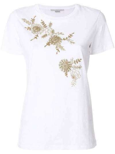 Stella McCartney футболка с вышивкой бисером 494503SJW54