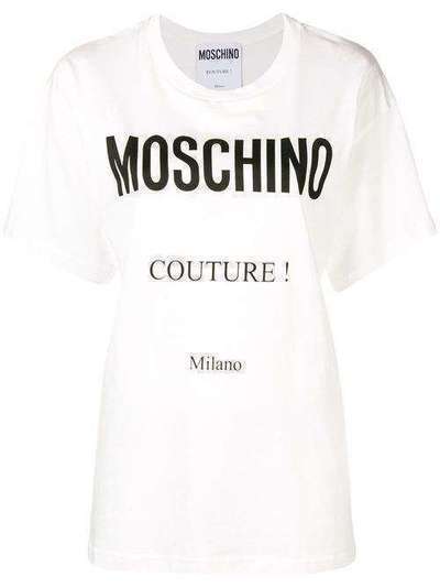 Moschino printed logo T-shirt J07025540