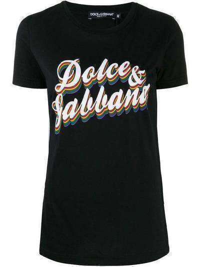 Dolce & Gabbana футболка с логотипом F8H32TG7SAV