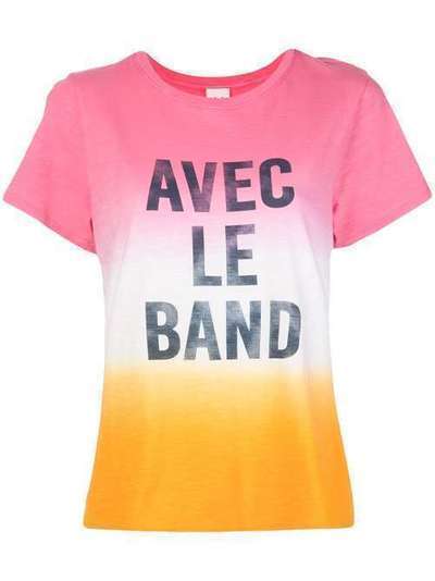 Cinq A Sept футболка с принтом 'Avec Le Band' ZT3702392Z
