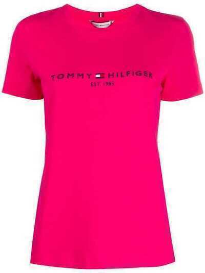 Tommy Hilfiger футболка с вышитым логотипом WW0WW26868NEWTHESS