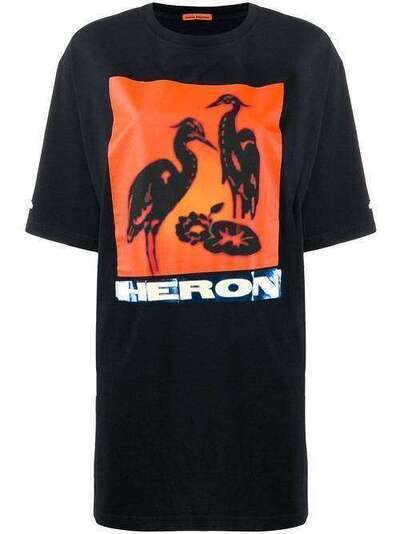 Heron Preston футболка с графичным принтом HWAA001E197600010488