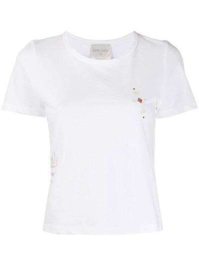 Forte Forte My T Shirt embroidered-motif T-shirt 7095MYTSHIRT