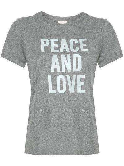 Cinq A Sept футболка Peace And Love ZT341989Z