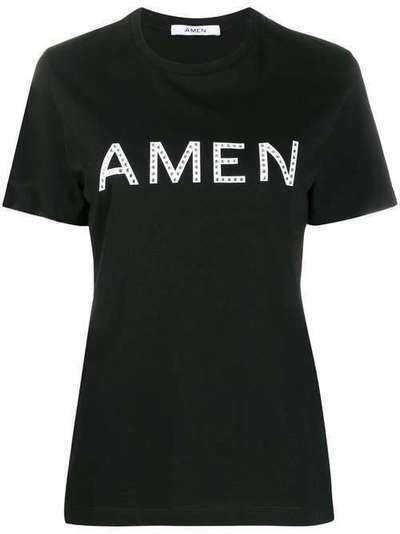 Amen футболка с логотипом AMW19224