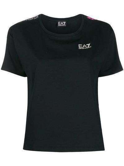 Ea7 Emporio Armani футболка с круглым вырезом и логотипом 3HTT26TJ29Z1200