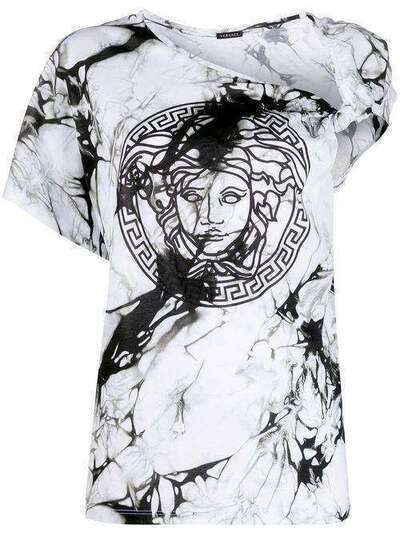Versace Medusa marble-effect T-shirt A86590A234568