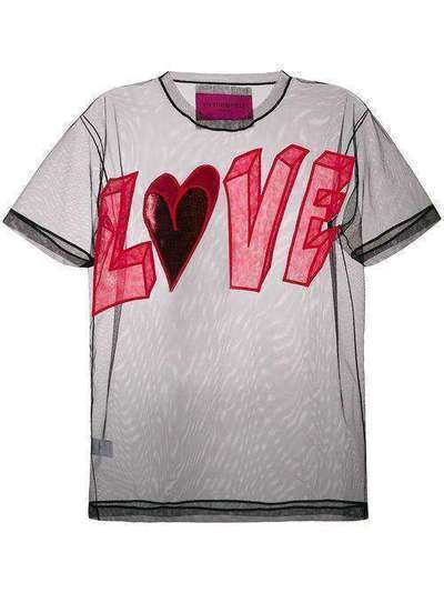Viktor & Rolf футболка Love 1ESOFTTULLEBLACK