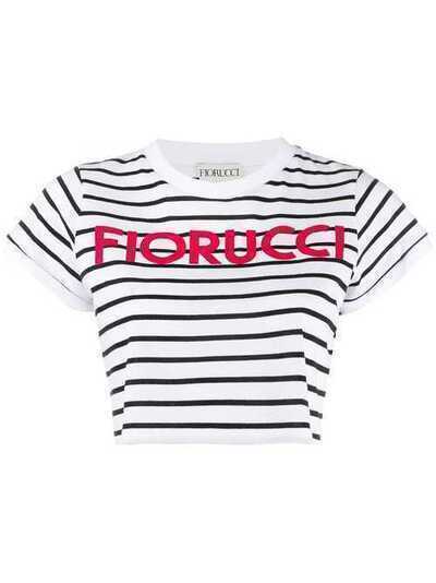 Fiorucci укороченная футболка с полосками W01TSTR2CWH