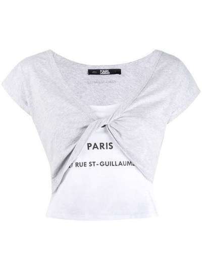 Karl Lagerfeld футболка Rue St Guillaume 96KW1741257