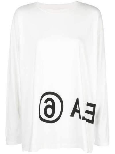 Mm6 Maison Margiela футболка с длинными рукавами и логотипом S52GC0120S21058