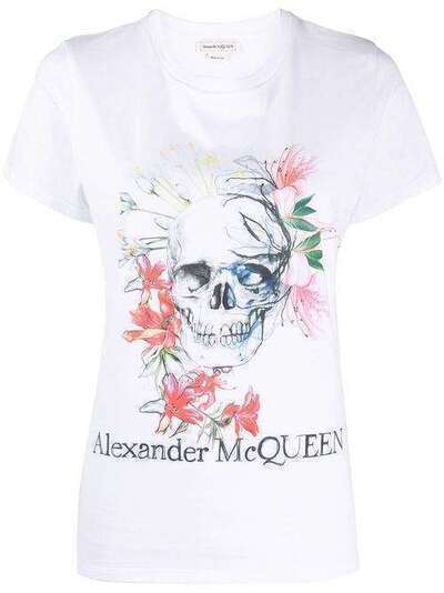 Alexander McQueen футболка с принтом Skull 620615QZABL