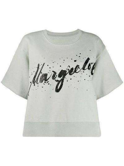 Mm6 Maison Margiela футболка с графичным логотипом S32GC0519S25387