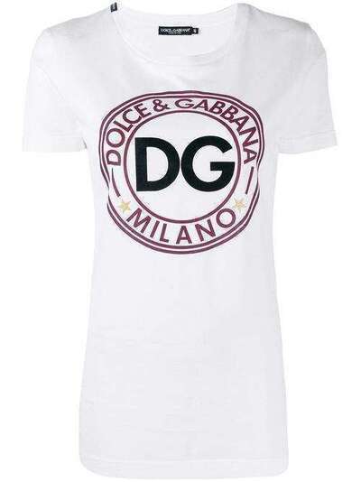 Dolce & Gabbana футболка с логотипом F8H32TG7TEC