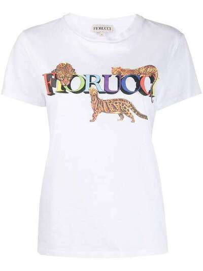 Fiorucci футболка Cheetah свободного кроя W03TCHE1CWH