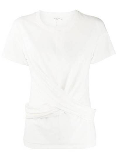 Rag & Bone футболка Aimie с завязками WCC19HT022JS22