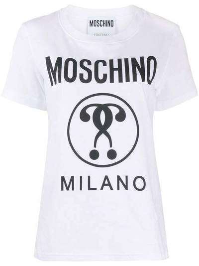 Moschino футболка с логотипом A07105540