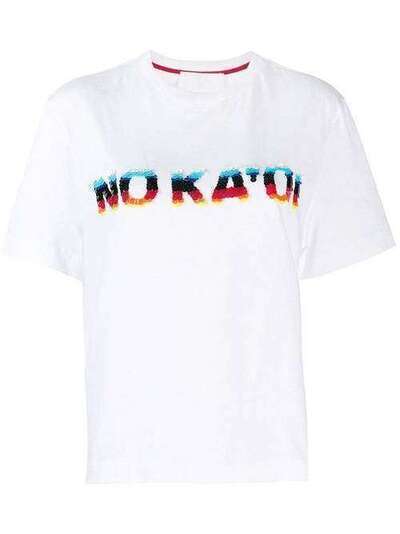 No Ka' Oi футболка с логотипом из пайеток P3CTSNOKW70190A0