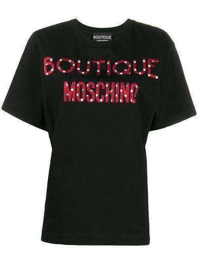 Boutique Moschino футболка с принтом A12071140