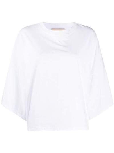 Alexandre Vauthier oversized cropped sleeve top 201TS1201