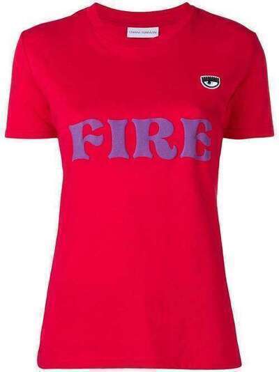 Chiara Ferragni футболка с принтом 'Fire' CFT063