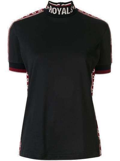 Dolce & Gabbana футболка с вышивкой Royals F8L64TFU7EQ
