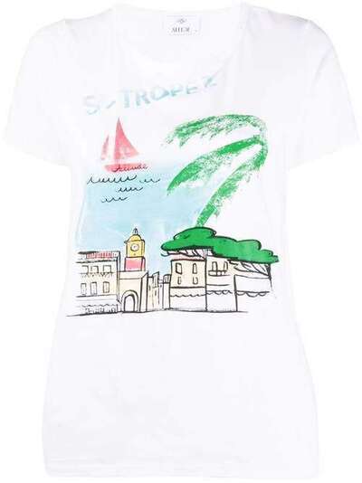 Allude футболка с принтом St. Tropez 20280007
