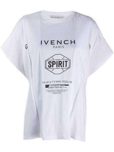 Givenchy футболка оверсайз Spirit с принтом BW707K3Z2Y