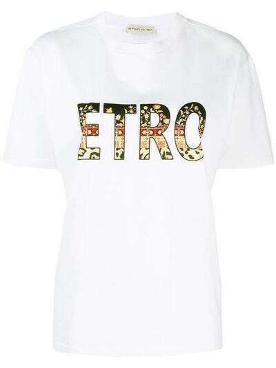 Etro футболка с логотипом 180609114