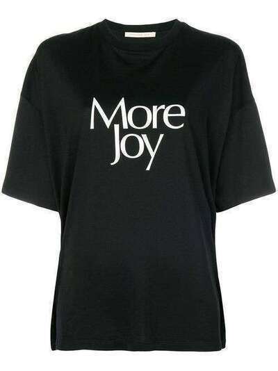 Christopher Kane футболка More Joy CFWTS361MEDIUMWEIGHTJERSEYBLACK