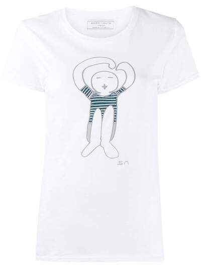 Société Anonyme футболка с графичным принтом WOMENSLOGOTEESTRIPES
