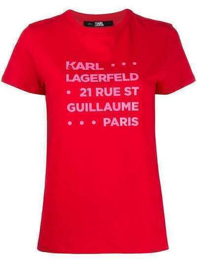 Karl Lagerfeld футболка с логотипом 201W1715500