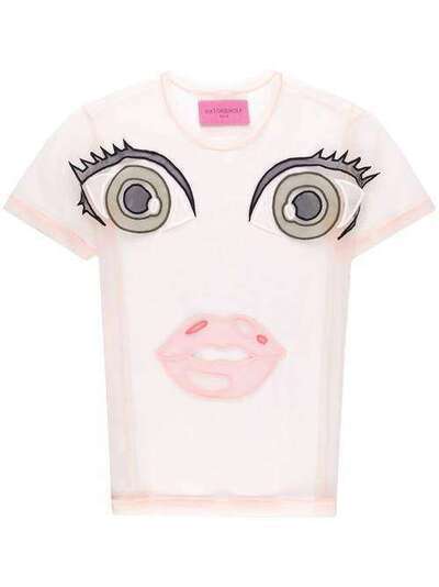 Viktor & Rolf Action Dolls motif T-shirt 1ISOFTTULLEPEACHMULTI