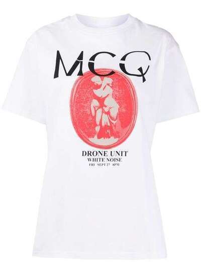 McQ Alexander McQueen футболка Drone Unit с принтом