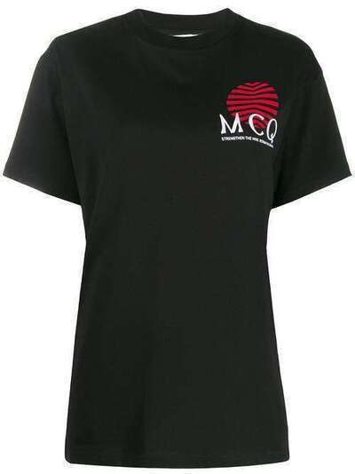 McQ Alexander McQueen футболка MCQ с логотипом 583305ROJ14