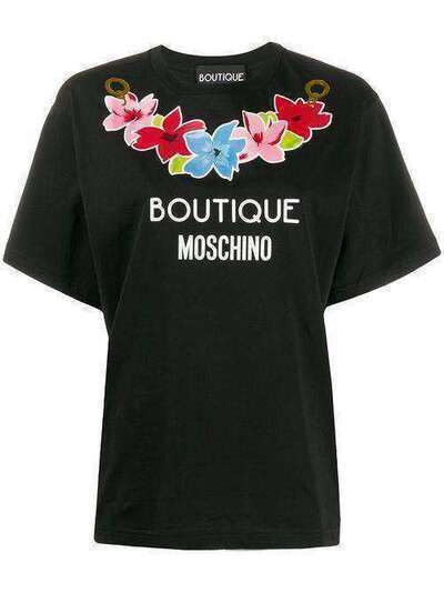 Boutique Moschino футболка с логотипом A12011140