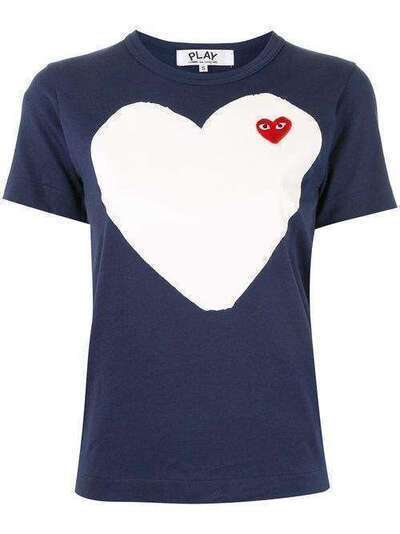 Comme Des Garçons Play футболка с нашивкой-логотипом AZT183051