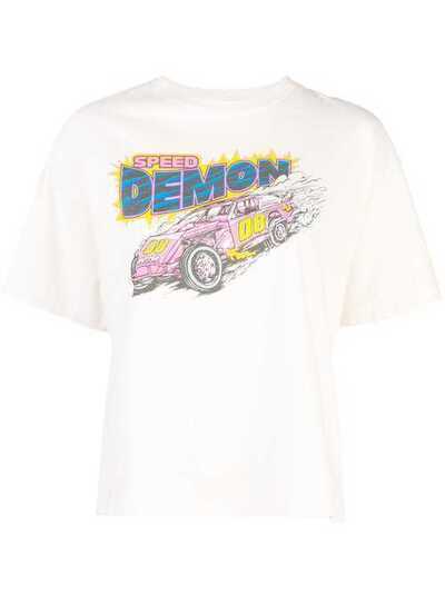 RE/DONE футболка с принтом Speed Demon 0232WEXBT2