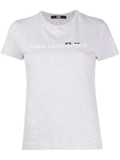 Karl Lagerfeld футболка с короткими рукавами и логотипом 96KW1721257